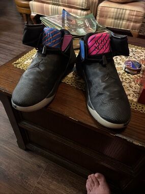 Air Jordan Why Not Zer0.1 Ph.D. AA2510-024 Men’s 10.5 Black Pink Blue Shoes